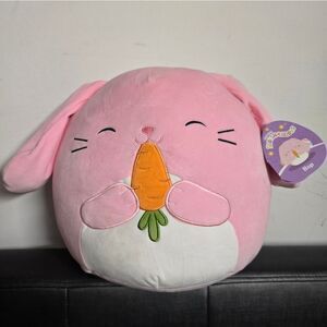Squishmallows 12" Bop the Pink Easter Bunny Plush Stuffed Animal Toy, New